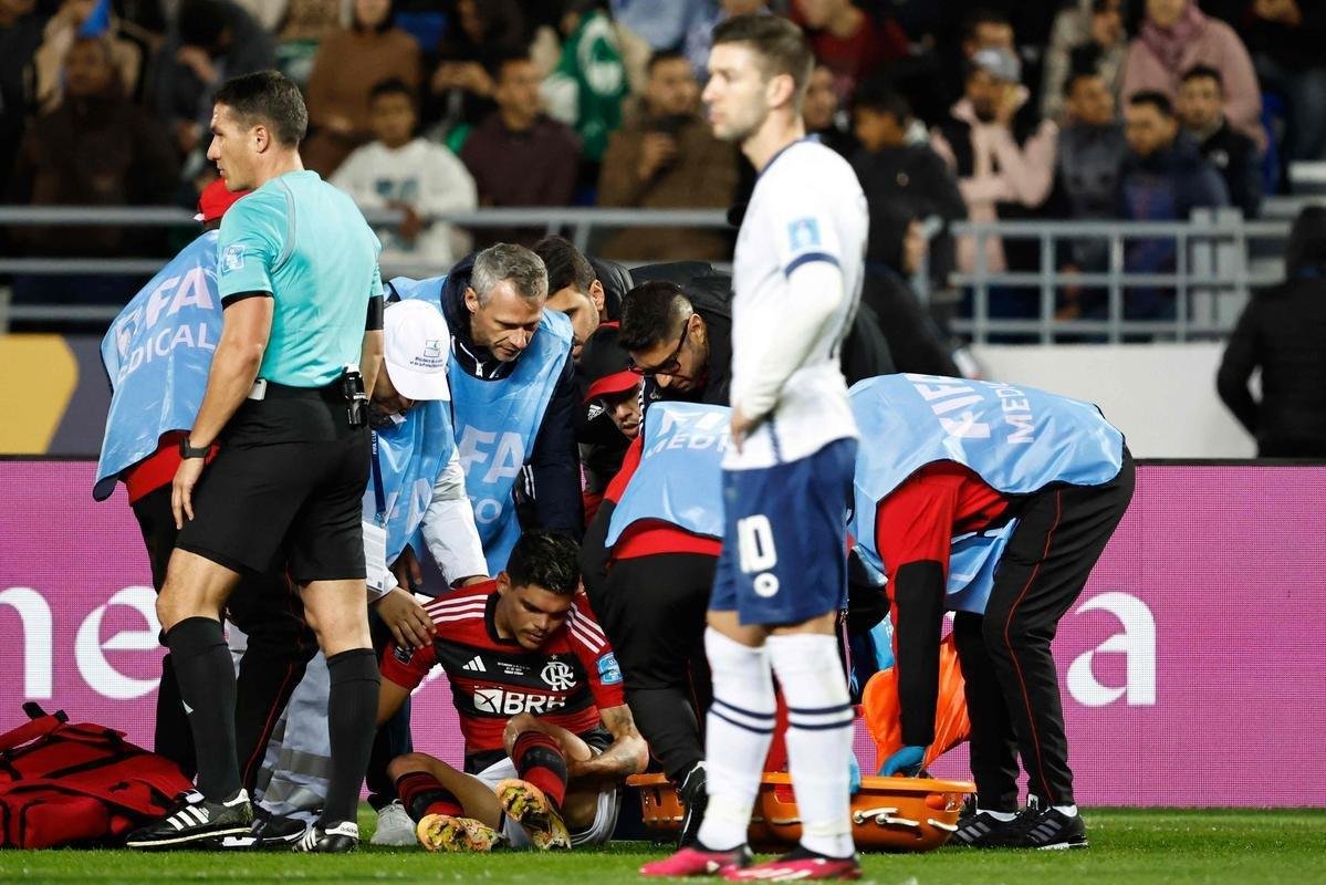 Partida entre Flamengo e Al Hilal, pelo Mundial de Clubes da Fifa, ocorreu no Estdio Ibn-Batouta, em Tnger, no Marrocos