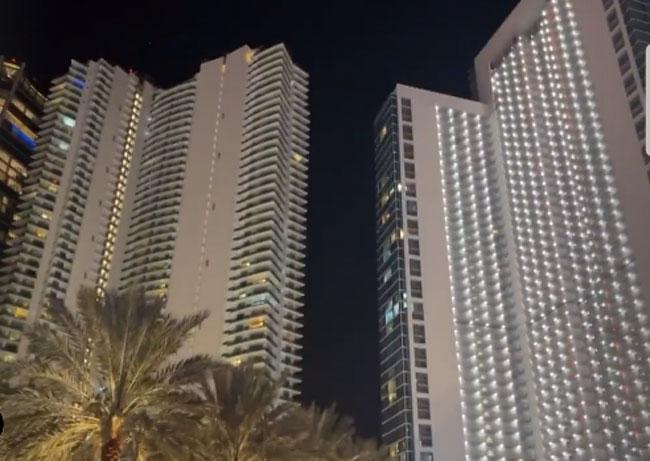 Hulk, do Atltico, apresenta sua nova cobertura em Miami no condomnio Paramount Miami Worldcenter