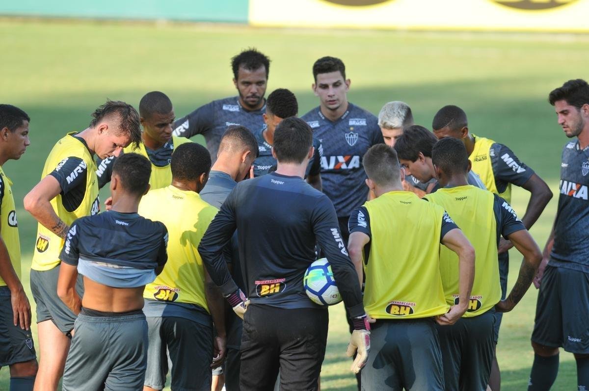 Jogadores do Atltico treinaram na tarde desta quinta-feira, dia seguinte ao empate por 0 a 0 com a Chapecoense