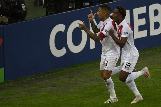 Paolo Guerrero marcou o gol de empate do Peru na final da Copa América