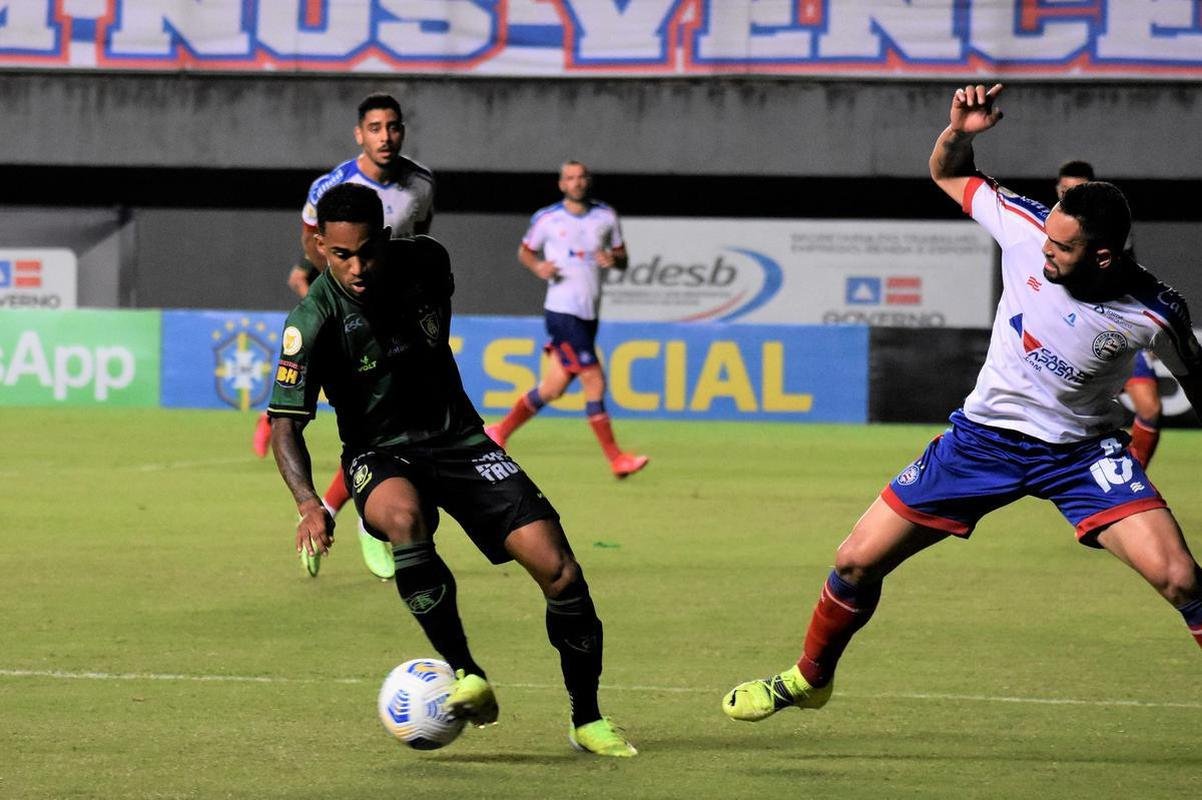 Fotos da vitria do Amrica sobre o Bahia, por 4 a 3, em Pituau, em Salvador, pela oitava rodada do Campeonato Brasileiro de 2021