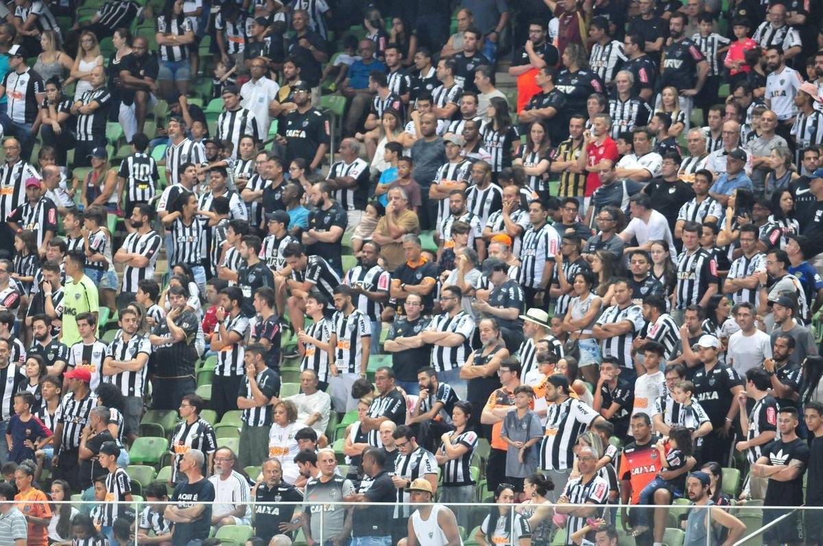 Fotos do jogo entre Atltico e Grmio