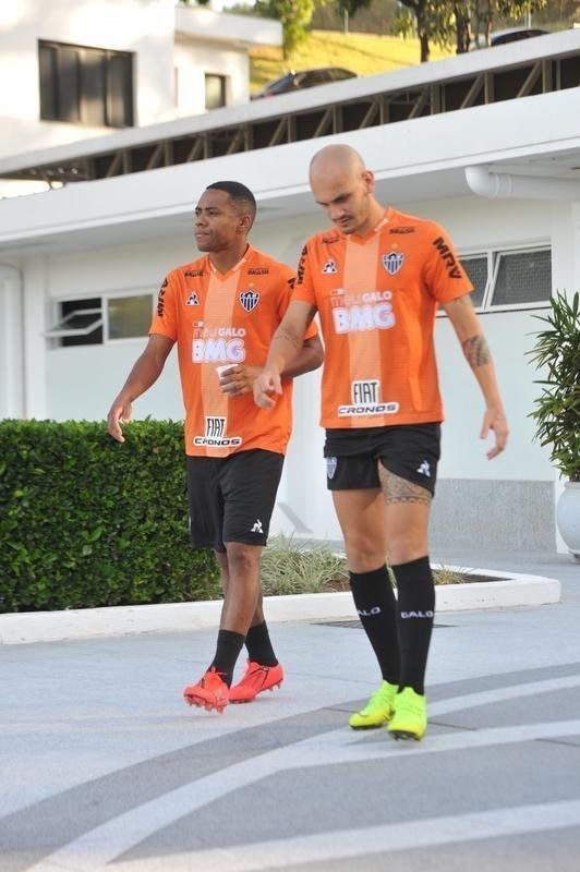 Fotos do ltimo treino do Atltico antes do jogo contra o Unin La Calera