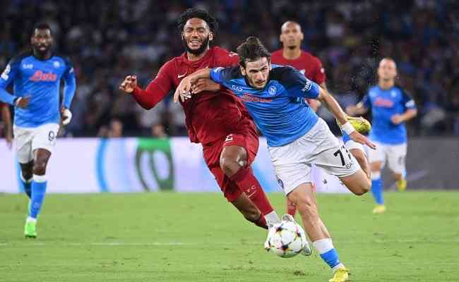 Champions League: Liverpool faz 7 a 1, e Napoli vence novamente