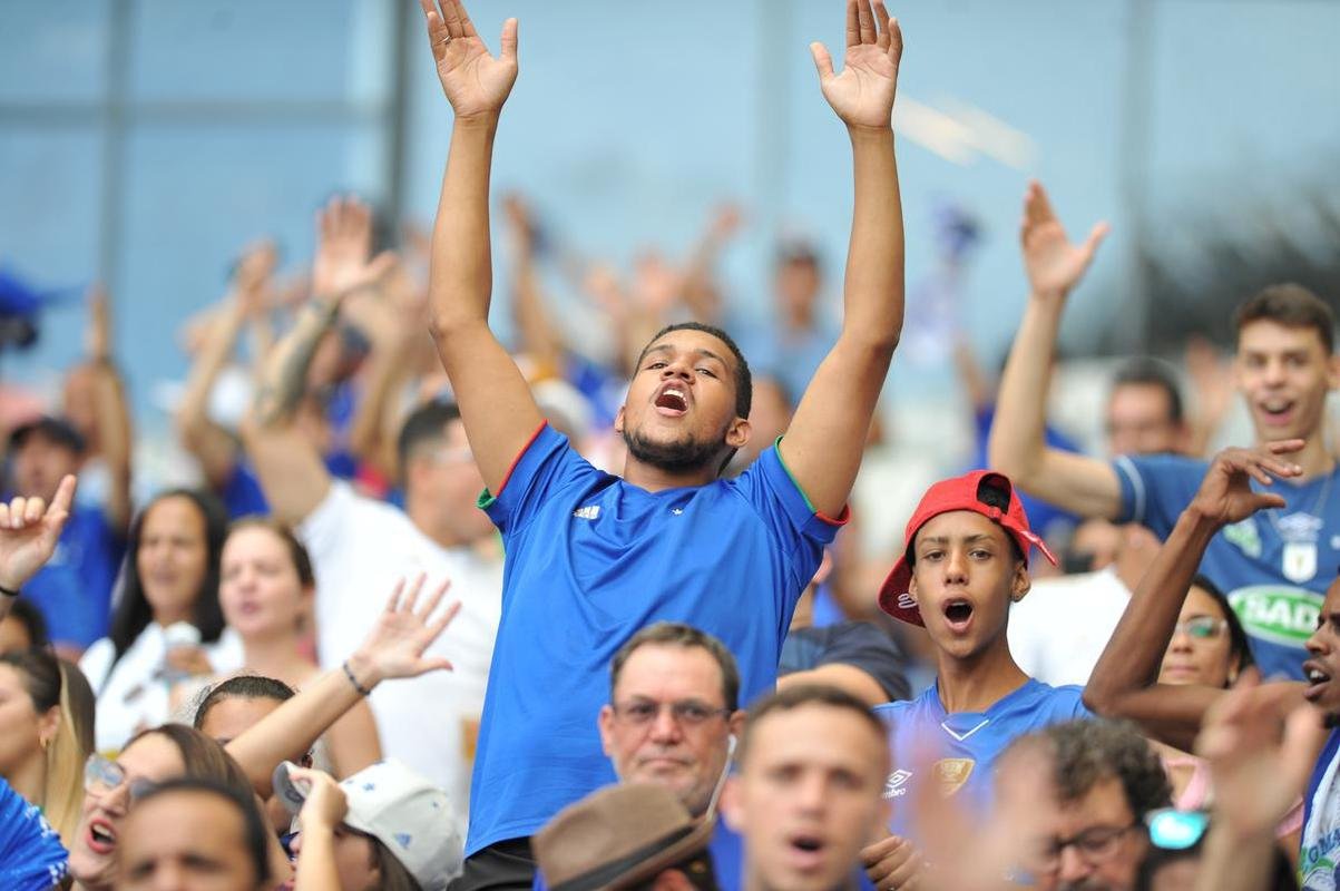 Fotos das torcidas de Athletic e Cruzeiro, no Mineiro, em Belo Horizonte, pela semifinal do Campeonato Mineiro