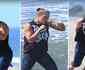 Ainda sem data de retorno ao UFC, Ronda Rousey participa de treino intenso em praia 
