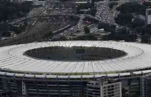 Palco da final das Copas do Mundo de 1950 e 2014, Maracan receber jogos de futebol e ser palco das cerimnias de abertura e encerramento