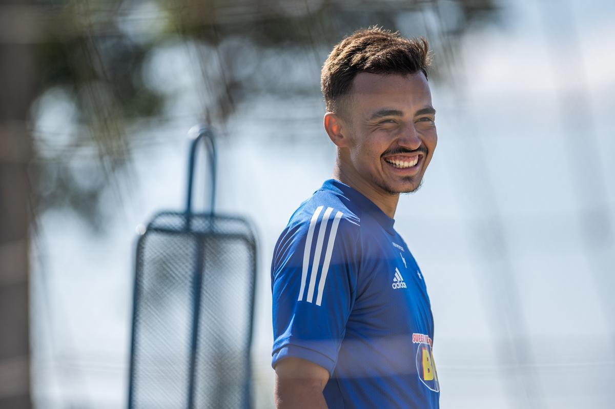 Gui Mendes, 20 anos, atacante. Contratado pelo Cruzeiro em julho, acabou sem oportunidades na equipe principal. Hoje integra o time Sub-20.