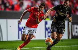 Benfica: 31 jogos, um gol e três assistências