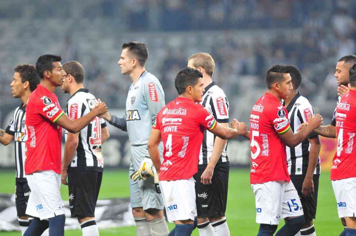 Atltico e Jorge Wilstermann se enfrentaram, no Mineiro, pelas oitavas de final da Libertadores