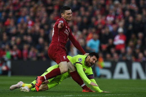 Equipes se enfrentaram pela volta da semifinal da Liga dos Campees, em Anfield, na Inglaterra