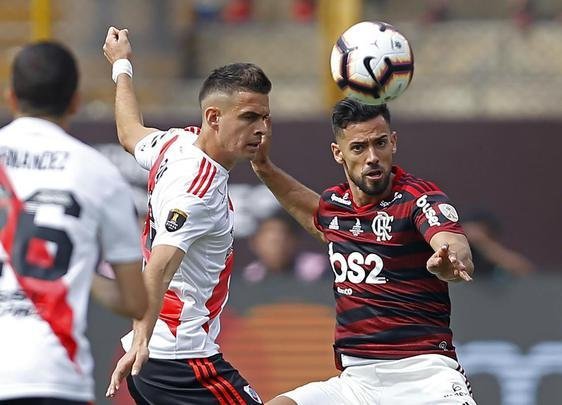 Fotos do jogo entre Flamengo e River Plate