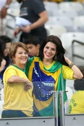 Torcedores no Mineiro durante jogo entre Brasil e Austrlia pelos Jogos Olmpicos do Rio