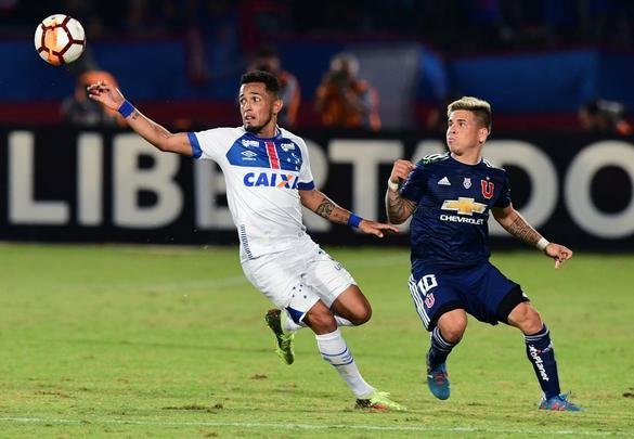 Fotos de Universidad de Chile x Cruzeiro, no Estdio Nacional, pela fase de grupos da Copa Libertadores