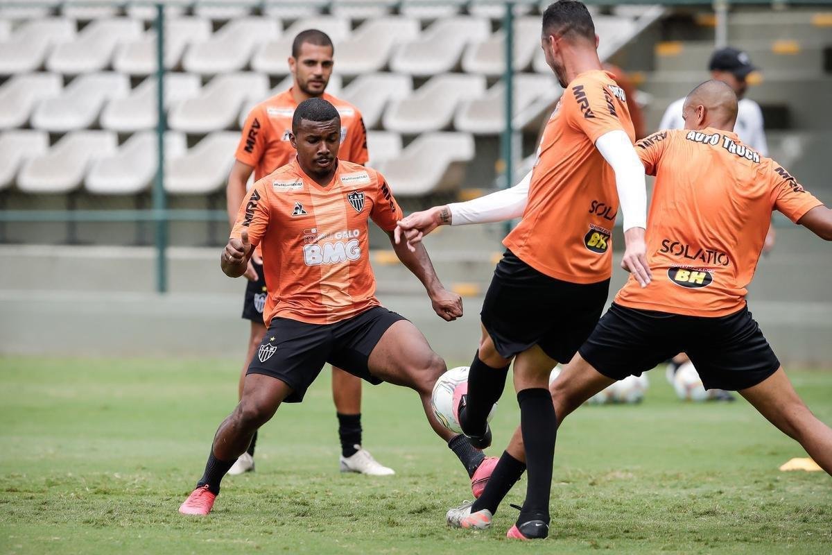 Fotos do ltimo treino do Atltico antes da estreia de Sampaoli