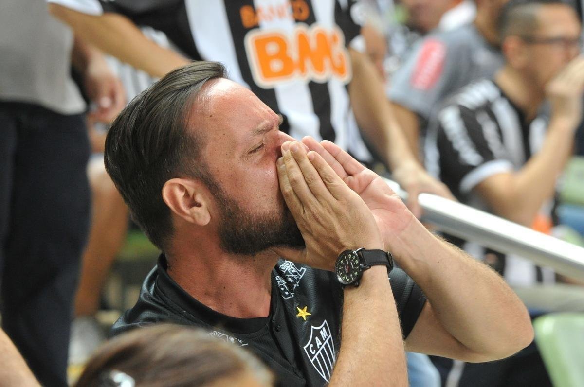 Fotos da torcida do Atltico na partida contra o Unin La Calera, do Chile, no Independncia, pela Copa Sul-Americana