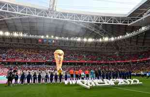 Fotos do jogo entre Tunsia e Austrlia, no Estdio Al Janoub, pela segunda rodada do Grupo D da Copa do Mundo do Catar