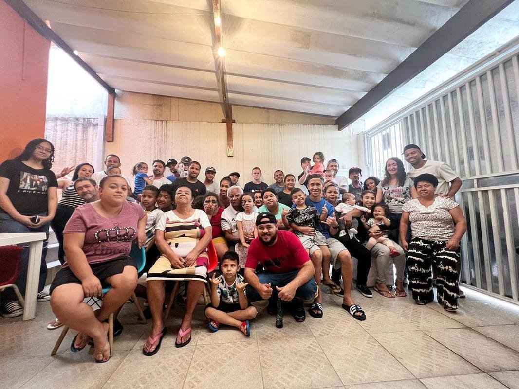 Lateral-direito Mariano curte frias com a famlia