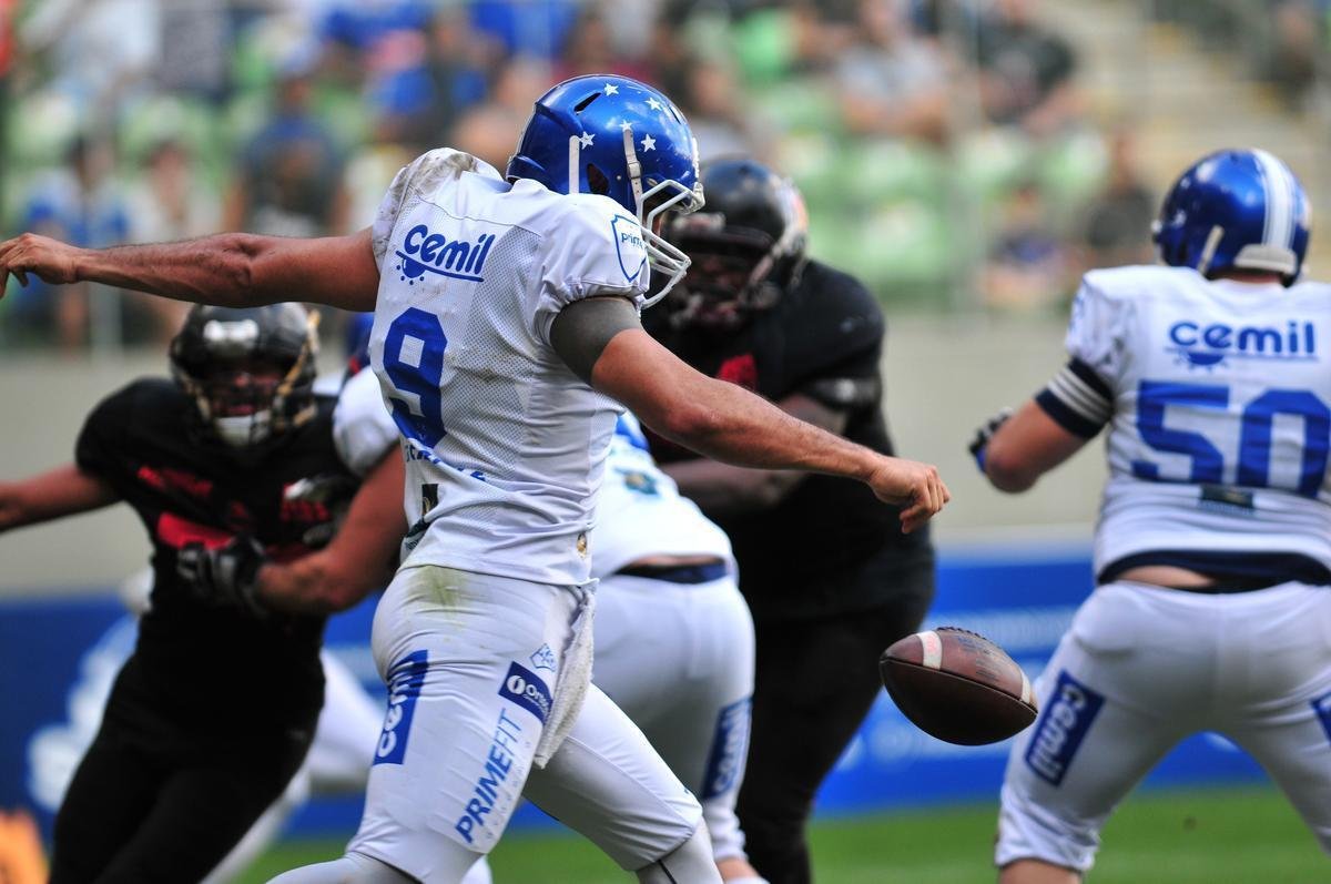 Cruzeiro venceu Espectros por 30 a 13, no Brasil Bowl, no Independncia, e se sagrou campeo