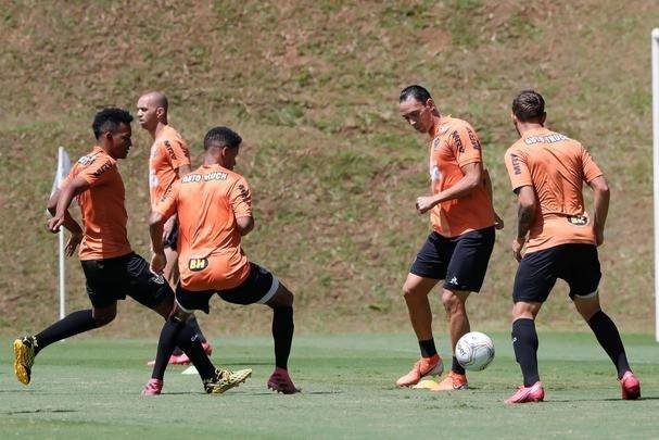Fotos do último treino do Atlético antes da estreia de Sampaoli