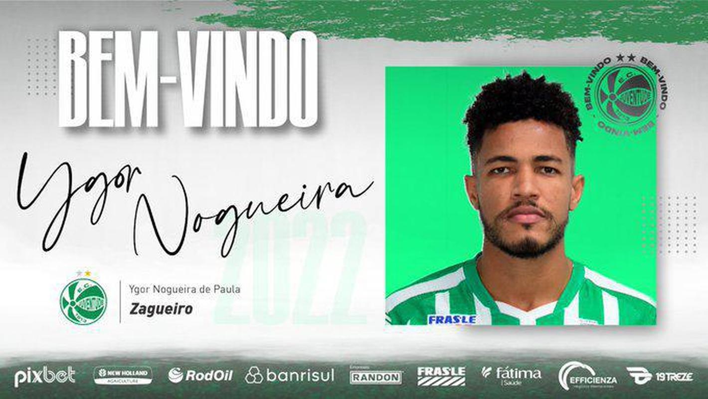 Juventude contratou o zagueiro Ygor Nogueira