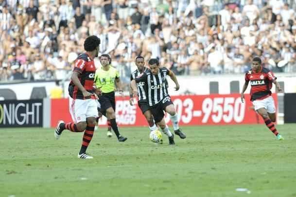 Fotos do jogo entre Atltico e Flamengo no Mineiro