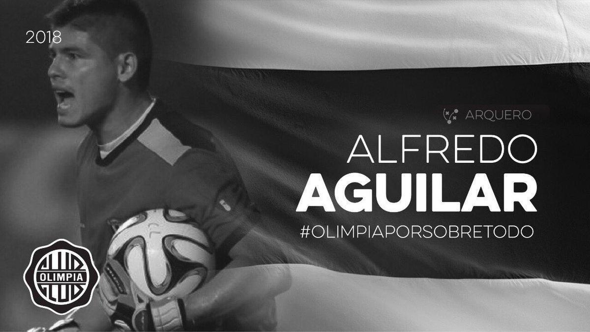 Alfredo Aguilar - goleiro se transferiu do Guaran para o Olimpia