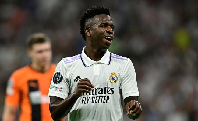 Vinícius Júnior foi autor de um dos gols do Real Madrid na vitória sobre o Shakhtar