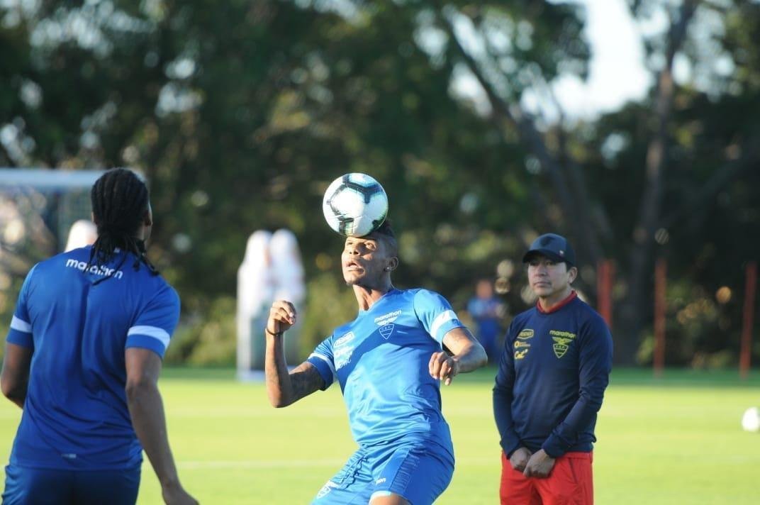 Seleo Equatoriana realizou primeiro treinamento na Toca da Raposa II nesta quinta-feira