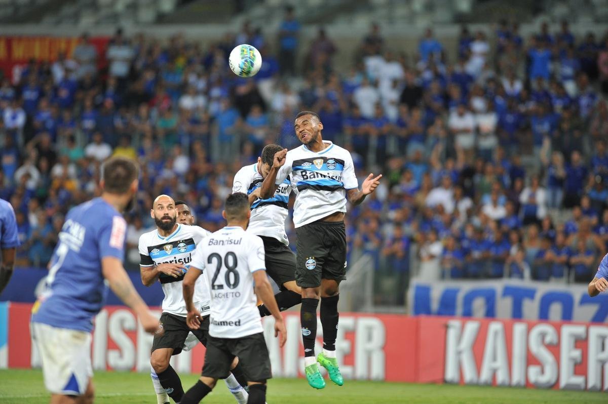 Fotos do jogo entre Cruzeiro e Grmio