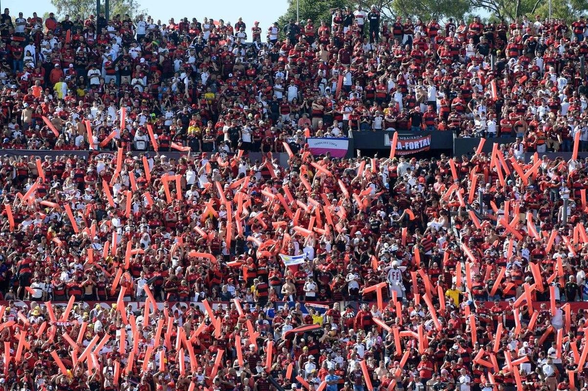 Torcida do Flamengo na final da Libertadores