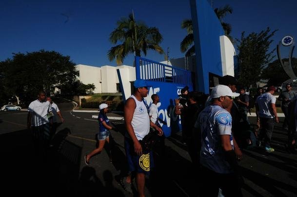 Capito Fbio foi um dos atletas que conversaram com os integrantes da Mfia Azul