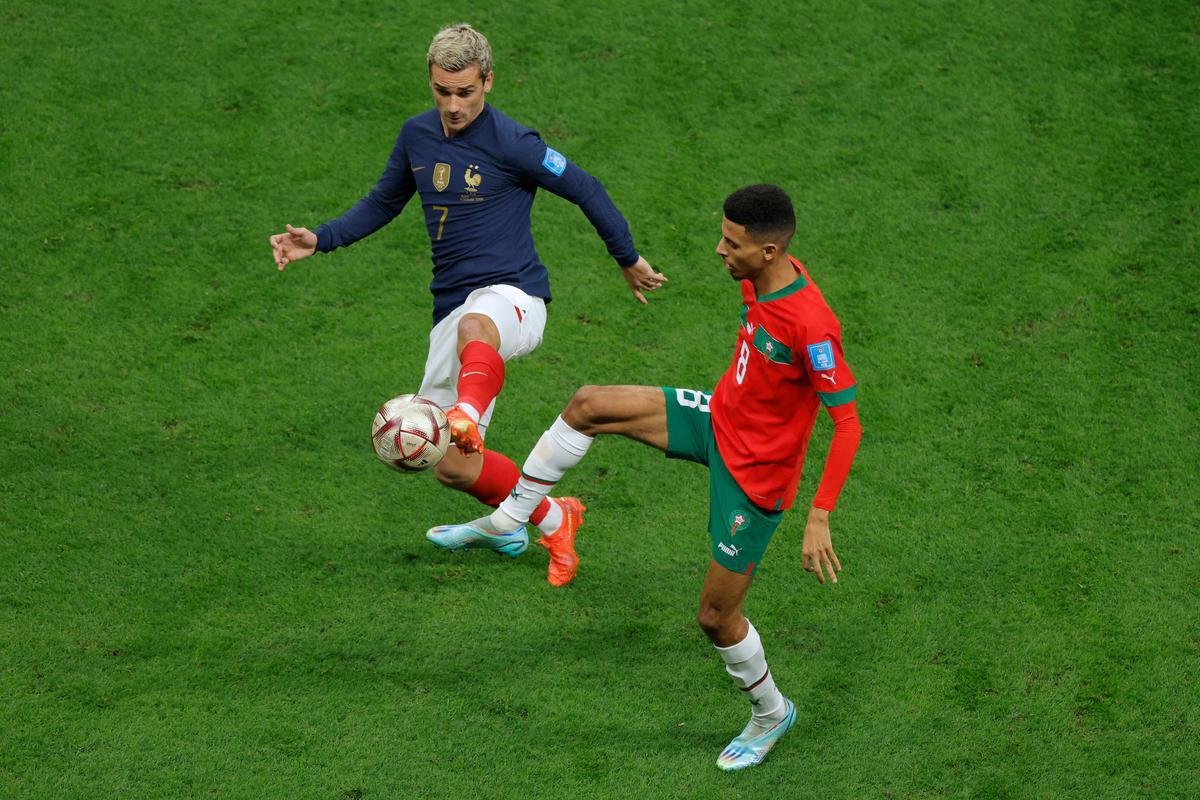 Fotos de Frana x Marrocos no Estdio Al Bayt, pela semifinal da Copa do Mundo do Catar
