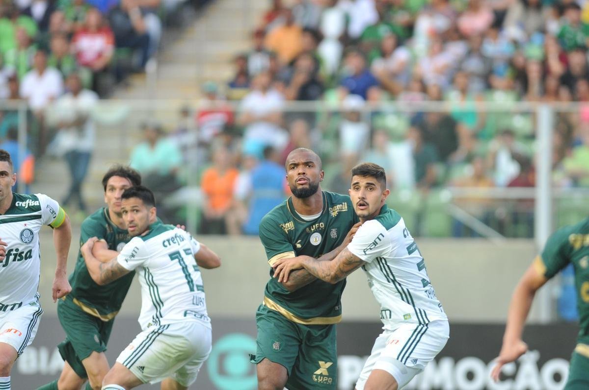 Imagens da partida entre Amrica e Palmeiras, no Independncia, pela 17 rodada do Campeonato Brasileiro 