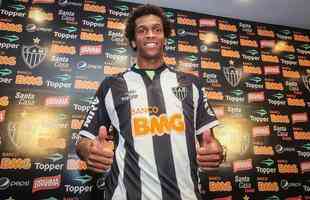 J chegou ao Galo aps problemas de indisciplina, mas no decepcionou e se tornou artilheiro da Libertadores em 2013