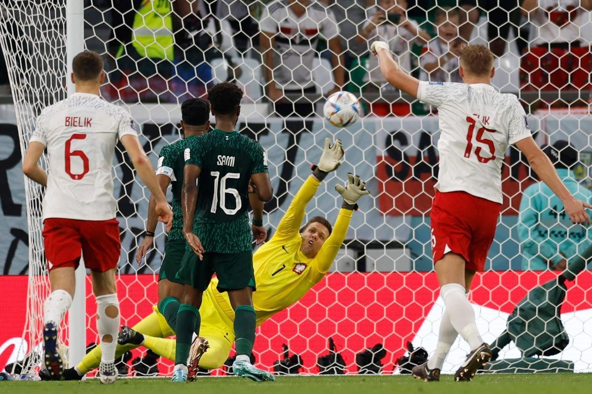 Polnia x Arbia Saudita: fotos do jogo pelo Grupo C da Copa do Mundo