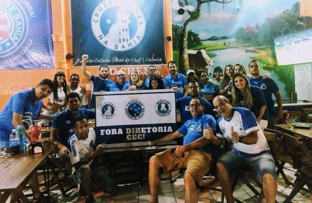 'Redutos Celestes' pelo mundo protestaram contra dirigentes do Cruzeiro