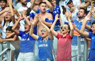 Fotos das torcidas de Cruzeiro e Atlético no Mineirão