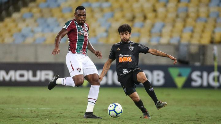 Lances do jogo entre Fluminense e Atlético, no Maracanã, pela 33ª rodada do Brasileiro