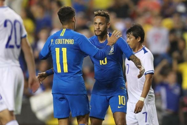 Seleção Brasileira não teve dificuldade para vencer El Salvador no amistoso em Washington