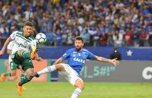 Cruzeiro e Palmeiras mediram foras, no Mineiro, pela oitava rodada do Campeonato Brasileiro