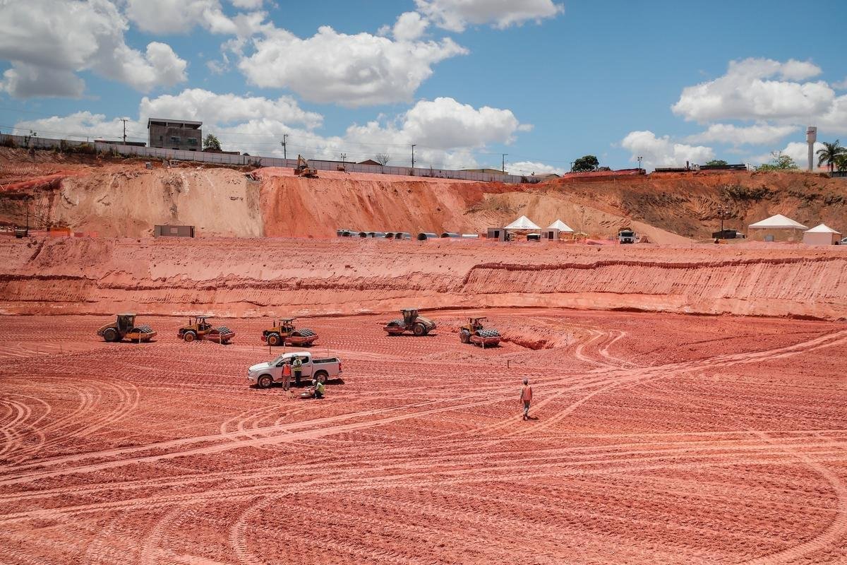 Atlético divulgou novas fotos das obras da Arena MRV
