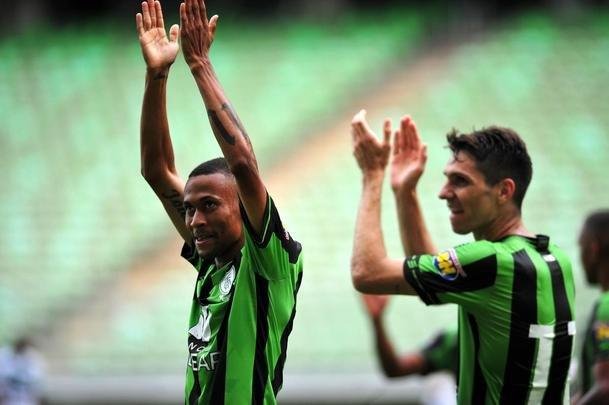 Amrica derrotou Uberlndia no Independncia por 3 a 0, com gols de Al (2) e Ademir