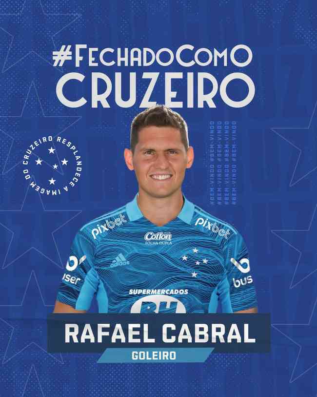 Rafael foi anunciado pelo Cruzeiro nesta terça-feira