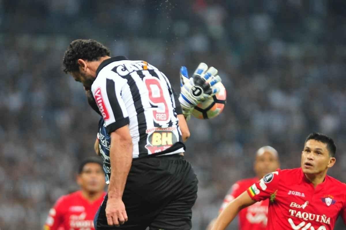 Atltico e Jorge Wilstermann se enfrentaram, no Mineiro, pelas oitavas de final da Libertadores