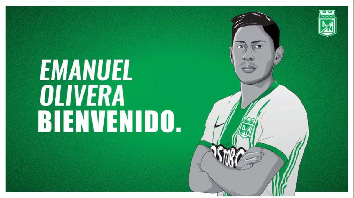 Emanuel Olivera, zagueiro (Atlético Nacional, da Colômbia)