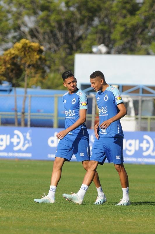 Fotos do treino do Cruzeiro desta quarta-feira, 2 de outubro, na Toca da Raposa II