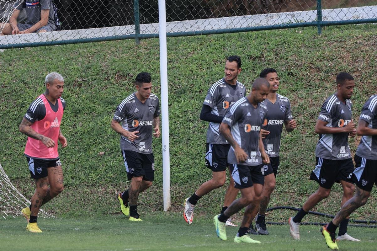 Fotos do treino do Atltico na Cidade do Galo