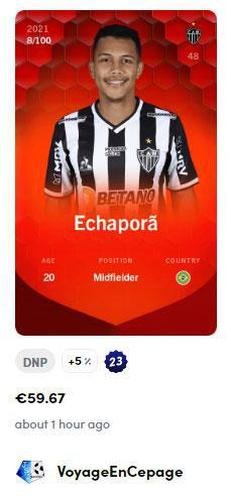 Echaporã - 59,67 euros (R$ 379,98) pela carta rara