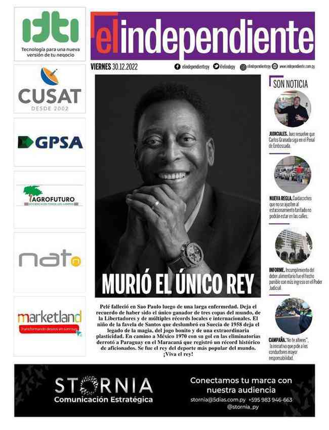 Newspaper El Independiente, from Paraguay